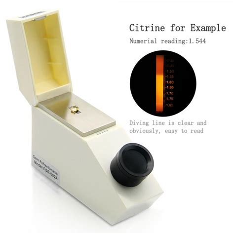 highly rated gemstone refractometer|gemstone refractometer table.